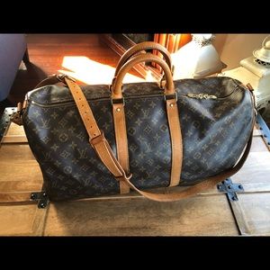 Louis Vuitton Bandouliere keepall 55 Travel Bag
